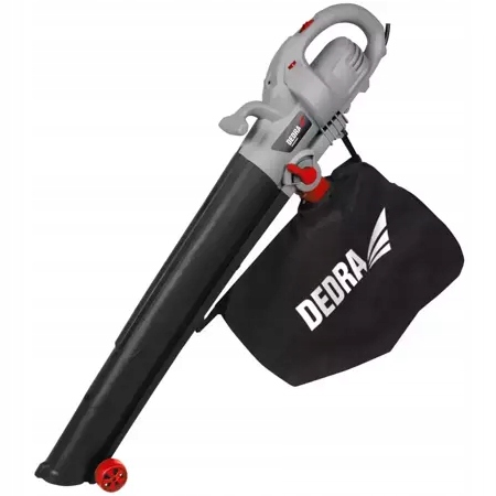 Záhradný vysávač na lístie Dedra, elektrický fúkač, 3000 W, 35 l vrecko, 2 v 1